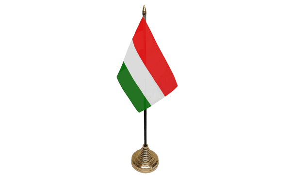 Hungary Table Flags
